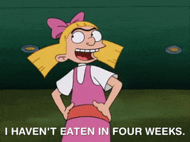 starving hey arnold GIF