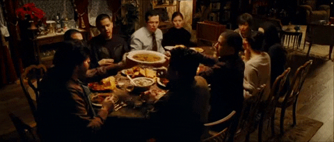 nothing like the holidays dinner GIF