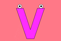 V Alphabet Lore Sticker - V alphabet lore - Discover & Share GIFs