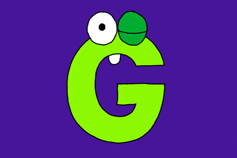 GIPHY Studios Originals alphabet gilphabet letter g GIF