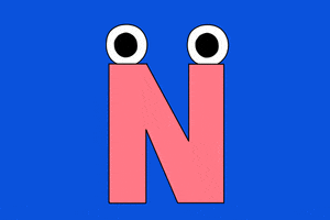 alphabet letter n GIF by GIPHY Studios Originals