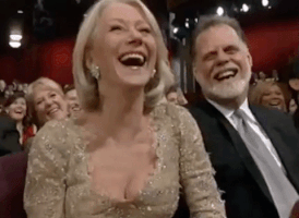 helen mirren laughing GIF by The Academy Awards