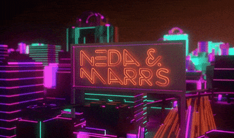 neon lights city GIF by Neda&Marrs