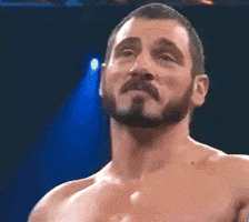 Ridge loop laugh wrestling head GIF