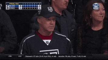 romanbentonfawns sad nhl will ferrell la kings GIF