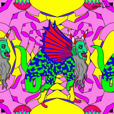 psychedelic art GIF by Grande Dame