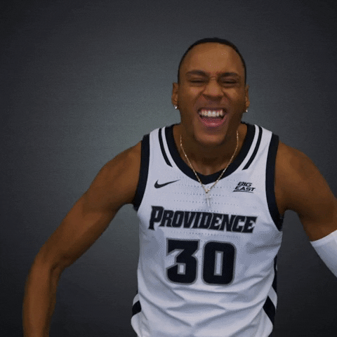 Basketball Yell GIF by Providence Friars