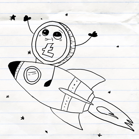 to the moon space GIF by LooseKeys