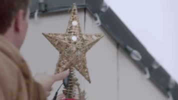christmas tree star GIF by Hallmark Channel