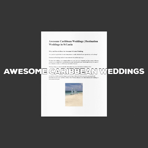 Destination Weddings GIF
