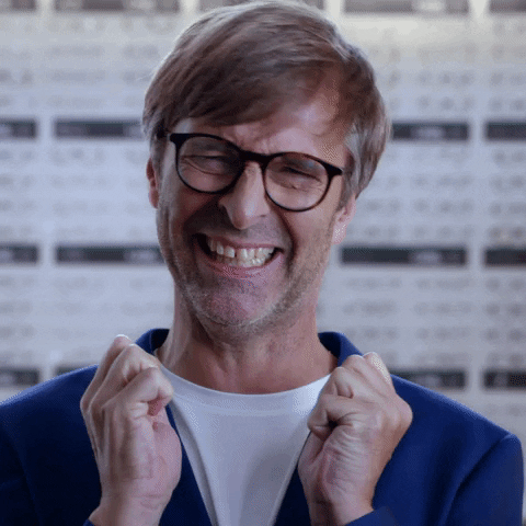 Happy Glasses GIF by Not So Fast Media