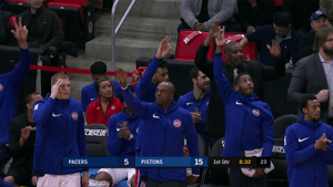 jumper player bench GIF by NBA