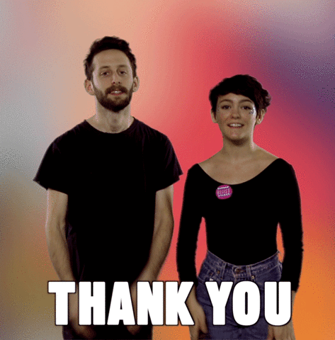 Thanks Thank You GIF by Diet Cig