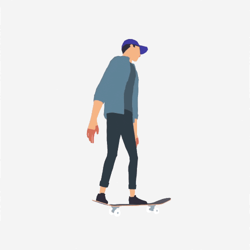 Animation Skating GIF by Freddy Arenas
