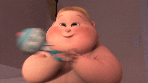 The Boss Baby happy baby excited yay GIF