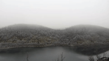 fisking autumn landscape norway norge GIF