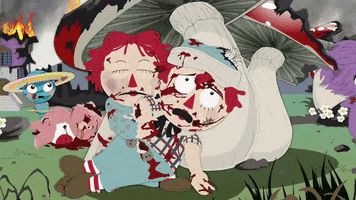 raggedy ann horror GIF by South Park 