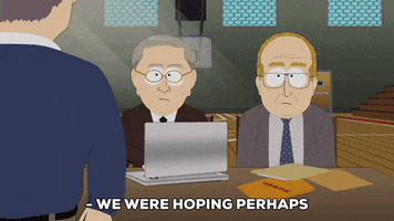 interview speaking GIF by South Park 