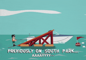 water skiing GIF by South Park 