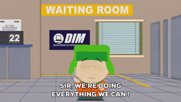 kyle broflovski waiting GIF by South Park 