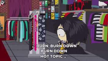 hot topic fire GIF by South Park 