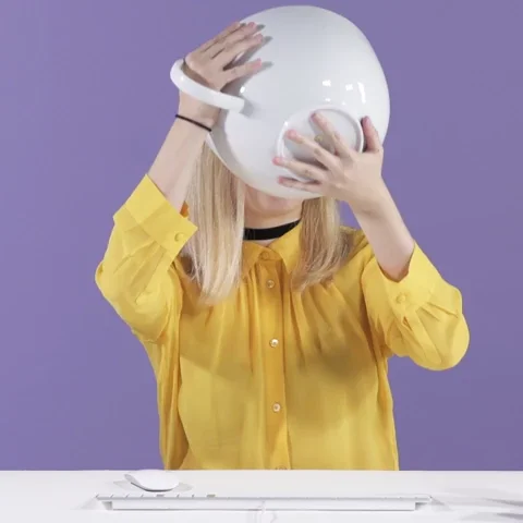 coffee drinking GIF