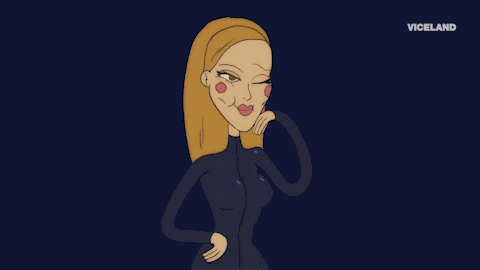 blow a kiss flirting GIF by Party Legends