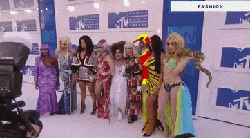 red carpet drag queens GIF by 2017 MTV Video Music Awards