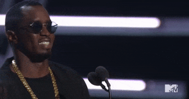 P Diddy Cheer GIF by 2020 MTV Video Music Awards
