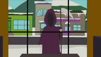 grim reaper point GIF by South Park 
