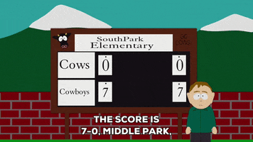 score cowboys GIF by South Park 