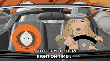 kenny mccormick car GIF by South Park 