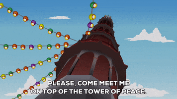 sky tower GIF by South Park 