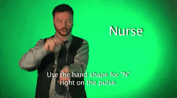 Sign Language Nurse GIF by Sign with Robert