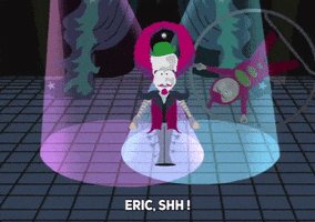 be quiet GIF by South Park 