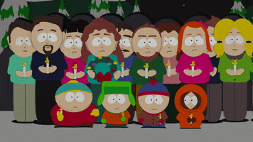 candle standing GIF by South Park 