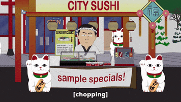 tuong lu kim cooking GIF by South Park 