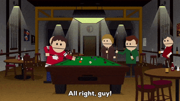 pool bar GIF by South Park 