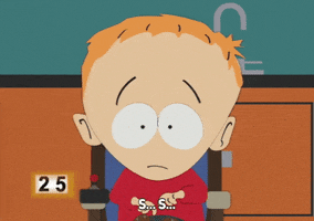 Timmy Burch Stutter GIF by South Park