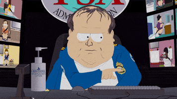 tsa watching GIF by South Park