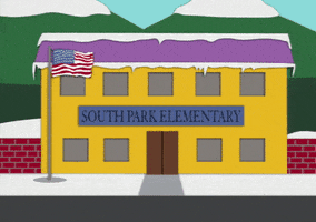 flag outside school GIF by South Park 