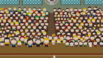crowd stadium GIF by South Park 