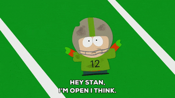 kyle broflovski football GIF by South Park 