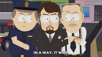 law enforcement surprise GIF by South Park 