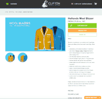 clifton blazer customisation insta GIF