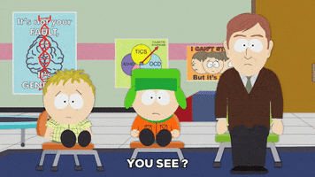 explaining badly kyle broflovski GIF by South Park 