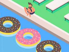 Pool Party Swimming GIF by James Curran