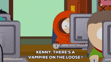 kenny mccormick computer lab GIF by South Park 