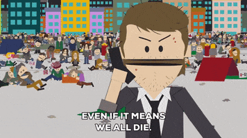 tragedy threatening GIF by South Park 