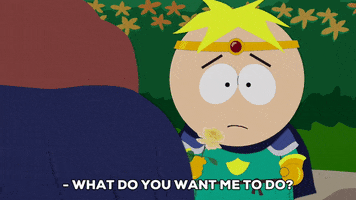 butters stotch flower GIF by South Park 